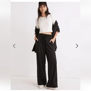 Madewell Drapeweave Carley Wide-Leg Pants
